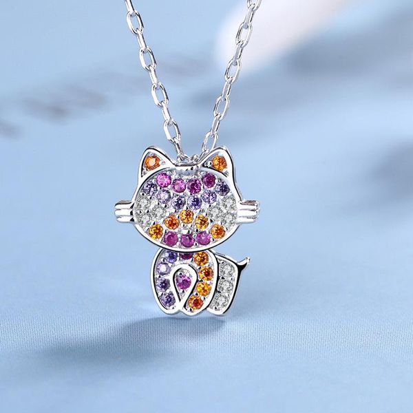 necklace women's chain jewelry cute creative fashion animal drill pendant necklaces, Silver
necklace women's chain jewelry cute creative fashion animal drill pendant necklaces, Silver
