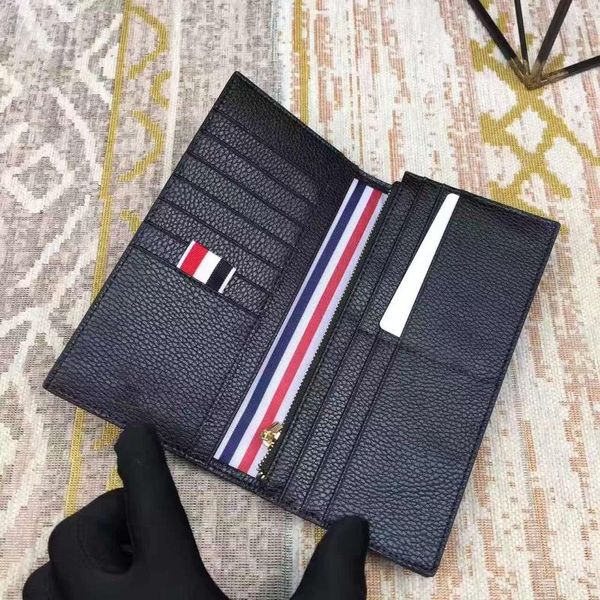 fashion brand wallet genuine leather long men women clutch bag cow striped casual short card wallets, Red;black
fashion brand wallet genuine leather long men women clutch bag cow striped casual short card wallets, Red;black