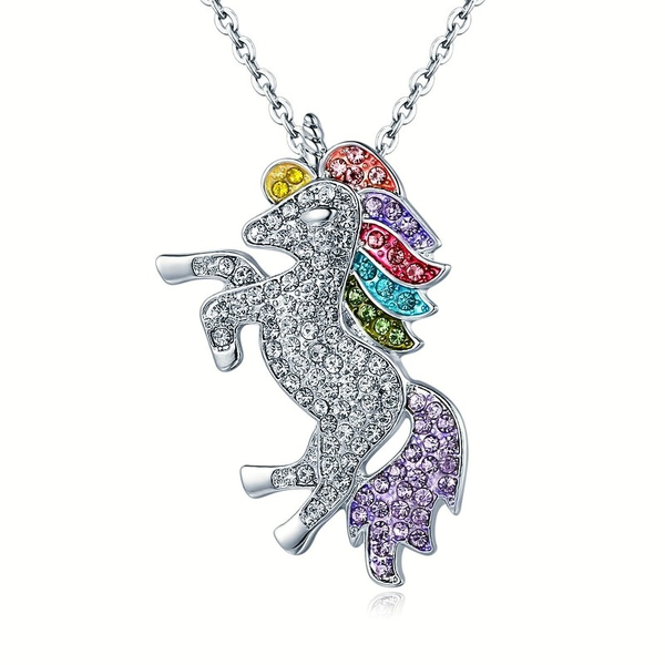 4pcs/lot unicorn necklaces bracelets earrings stud rings jewelry sets 925 silver diamond colorful pony pendant accessories wholesale, Black
4pcs/lot unicorn necklaces bracelets earrings stud rings jewelry sets 925 silver diamond colorful pony pendant accessories wholesale, Black