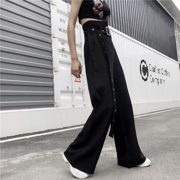 women's pants belts high waist korean harajuku bf style loose dangling personality street wide-leg female trousers pl145 210506, Black;white
women's pants belts high waist korean harajuku bf style loose dangling personality street wide-leg female trousers pl145 210506, Black;white
