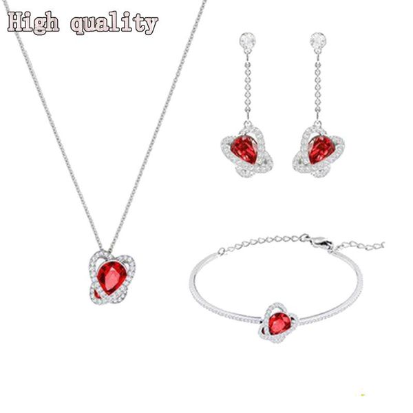 chains swa fashion jewelry geometric spiral elegant red crystal love necklace charming pendant romantic gift for women, Silver
chains swa fashion jewelry geometric spiral elegant red crystal love necklace charming pendant romantic gift for women, Silver