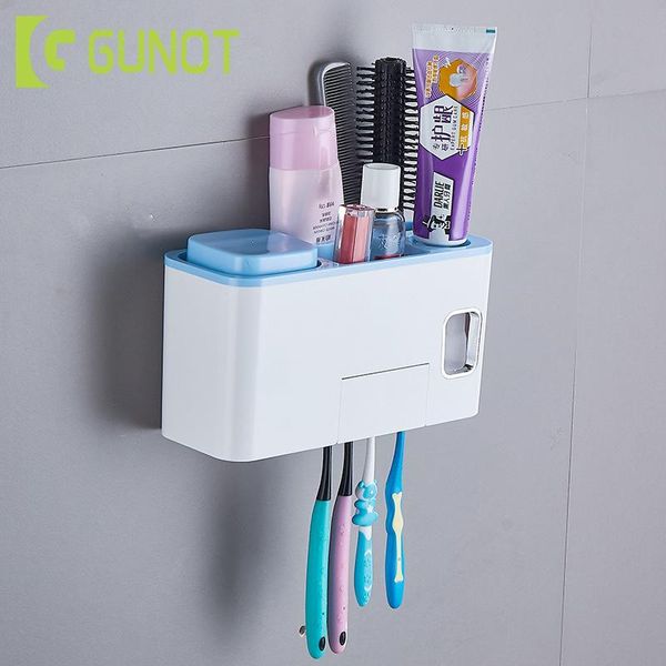 bath accessory set gunot toothbrush holder automatic toothpaste dispenser squeezer for bathroom home wall-mount storage shelf accessories
bath accessory set gunot toothbrush holder automatic toothpaste dispenser squeezer for bathroom home wall-mount storage shelf accessories