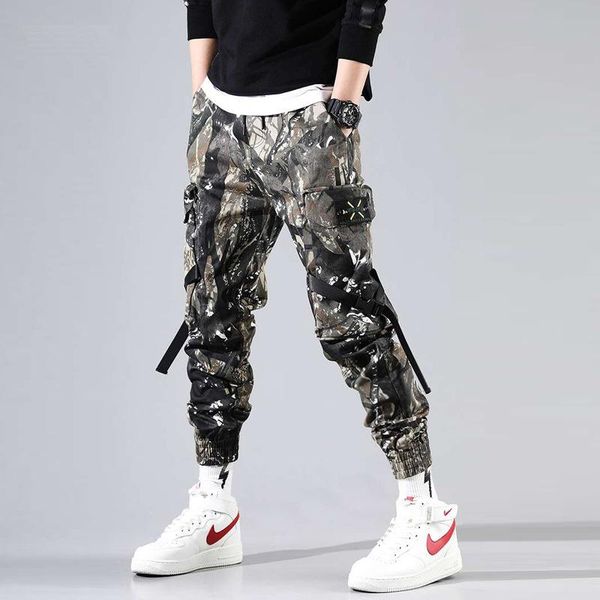men's pants hip military cargo men ankle-length joggers streetwear 2021 spring camouflage trousers for male hd036, Black
men's pants hip military cargo men ankle-length joggers streetwear 2021 spring camouflage trousers for male hd036, Black