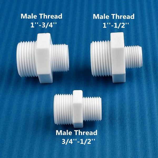 watering equipments 2~20pcs 1/2",3/4'',1'' male thread straight reducing joints pvc pipe connector garden irrigation fi
watering equipments 2~20pcs 1/2",3/4'',1'' male thread straight reducing joints pvc pipe connector garden irrigation fi