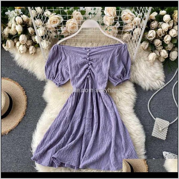 casual dresses womens clothing apparel drop delivery 2021 singrain women solid folds korean slash neck puff sleeve a line dress vacation bea, Black;gray
casual dresses womens clothing apparel drop delivery 2021 singrain women solid folds korean slash neck puff sleeve a line dress vacation bea, Black;gray