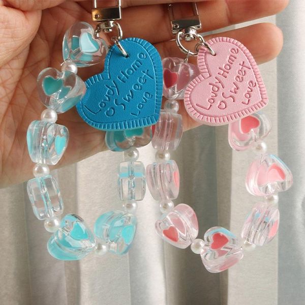 keychains 1pc mobile phone cord keychain heart shape hanging chain hold straps women fashion handmade gift ornaments diy accessories, Silver
keychains 1pc mobile phone cord keychain heart shape hanging chain hold straps women fashion handmade gift ornaments diy accessories, Silver