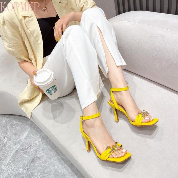 sandals euro-2021 high-heeled shoes one-word metal chain square toe for women outside summer wear, Black
sandals euro-2021 high-heeled shoes one-word metal chain square toe for women outside summer wear, Black