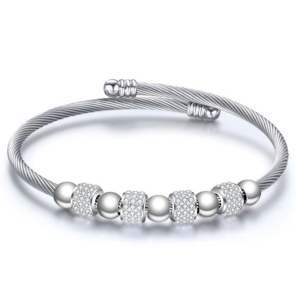 link, chain 316l stainless steel cable adjustable zircon inlaid small accessory bracelet titanium jewelry no fade, Black
link, chain 316l stainless steel cable adjustable zircon inlaid small accessory bracelet titanium jewelry no fade, Black