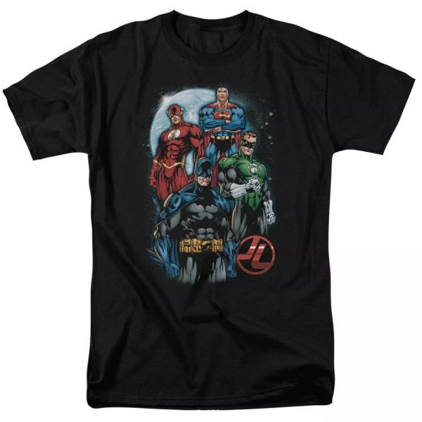 Justice League of America The Four "Black" T-Shirt DC Comics Sizes S-3X NEW, White;black
Justice League of America The Four "Black" T-Shirt DC Comics Sizes S-3X NEW, White;black