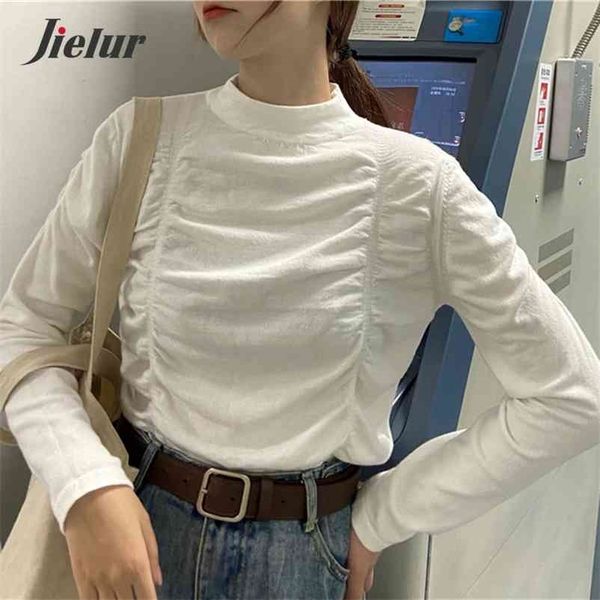 knitted sweaters women basic autumn winter chic pullovers korean sweater slim soft solid color pull femme white pullover 210426, White;black
knitted sweaters women basic autumn winter chic pullovers korean sweater slim soft solid color pull femme white pullover 210426, White;black