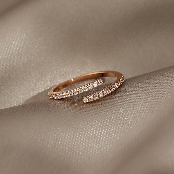 cluster rings 2021 arrival crystal party trendy round rose gold delicate adjustable finger ring for women fashion sweet jewelry, Golden;silver
cluster rings 2021 arrival crystal party trendy round rose gold delicate adjustable finger ring for women fashion sweet jewelry, Golden;silver
