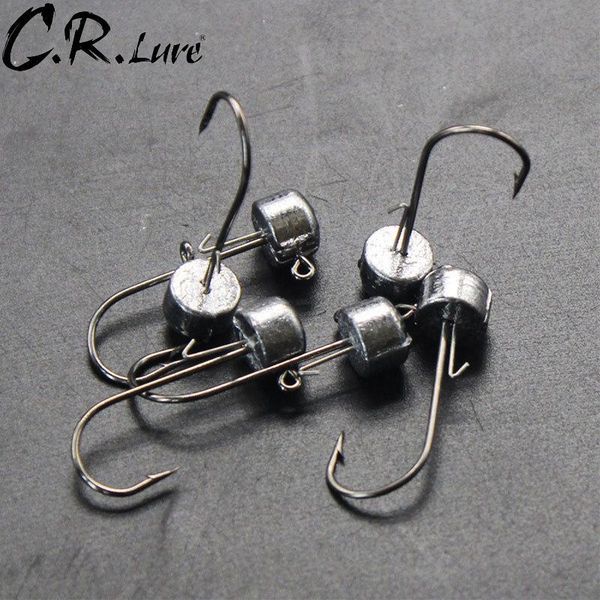 c.r lure fishing hook 2.5g/3.5g/5g/6g ned lead hard bait soft worm jigging head barbed hooks tackle accessories
c.r lure fishing hook 2.5g/3.5g/5g/6g ned lead hard bait soft worm jigging head barbed hooks tackle accessories