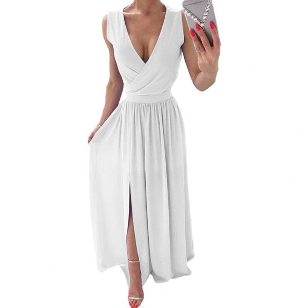 casual dresses formal dress women summer 2021 solid color v neck elegant split large hem long for wedding party club pink xxl vestido, Black;gray
casual dresses formal dress women summer 2021 solid color v neck elegant split large hem long for wedding party club pink xxl vestido, Black;gray