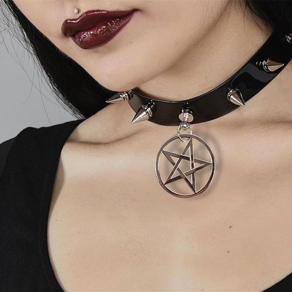 chains nightclub joker retro punk rock gothic necklace pu leather spike rivet collar choker body statement jewelry, Silver
chains nightclub joker retro punk rock gothic necklace pu leather spike rivet collar choker body statement jewelry, Silver