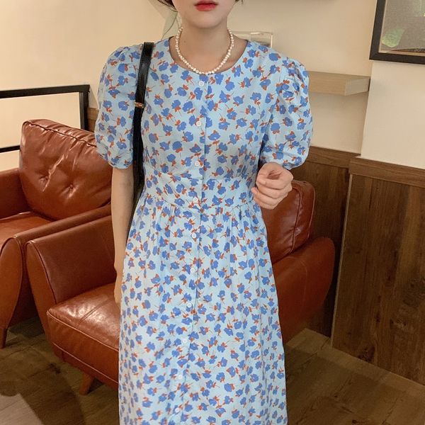 casual dresses women summer vintage elegant floral long shirt dress puff sleeve round collar high waist a-line midi yysr, Black;gray
casual dresses women summer vintage elegant floral long shirt dress puff sleeve round collar high waist a-line midi yysr, Black;gray