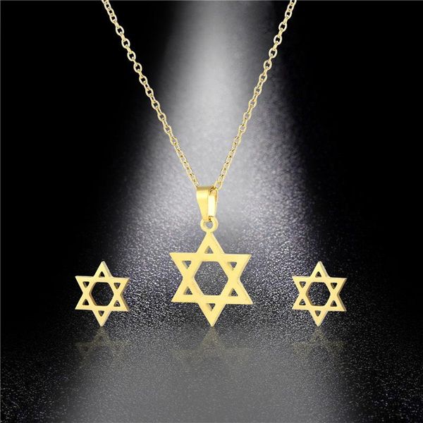 stainless steel lucky triangle hexagon magic six-pointed star pendant chain necklace love woman mother girl gift wedding jewelry necklaces, Silver
stainless steel lucky triangle hexagon magic six-pointed star pendant chain necklace love woman mother girl gift wedding jewelry necklaces, Silver