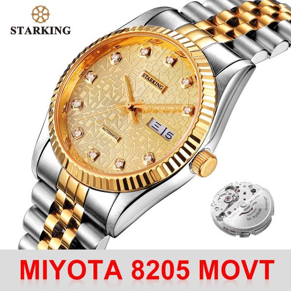 wristwatches starking classic fashion men mechanical watch miyota movt stainless steel wristwatch sapphire automatic self-wind mens watches, Slivery;brown
wristwatches starking classic fashion men mechanical watch miyota movt stainless steel wristwatch sapphire automatic self-wind mens watches, Slivery;brown