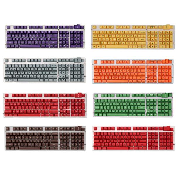 108pcs universal key caps bright color backlit keycaps for mechanical keyboard replacement cap keyboards accessory
108pcs universal key caps bright color backlit keycaps for mechanical keyboard replacement cap keyboards accessory