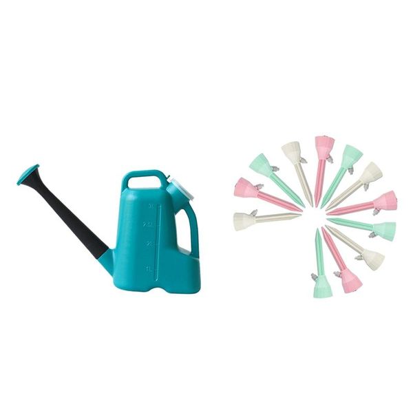 watering equipments 1x 3l plastic can large capacity long mouth thickened & 12x automatic watering, irrigation device
watering equipments 1x 3l plastic can large capacity long mouth thickened & 12x automatic watering, irrigation device