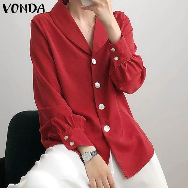 office blouse lantern sleeve shirts vonda women turn-down collar female casual party plus size tunic s-5xl women's blouses, White
office blouse lantern sleeve shirts vonda women turn-down collar female casual party plus size tunic s-5xl women's blouses, White