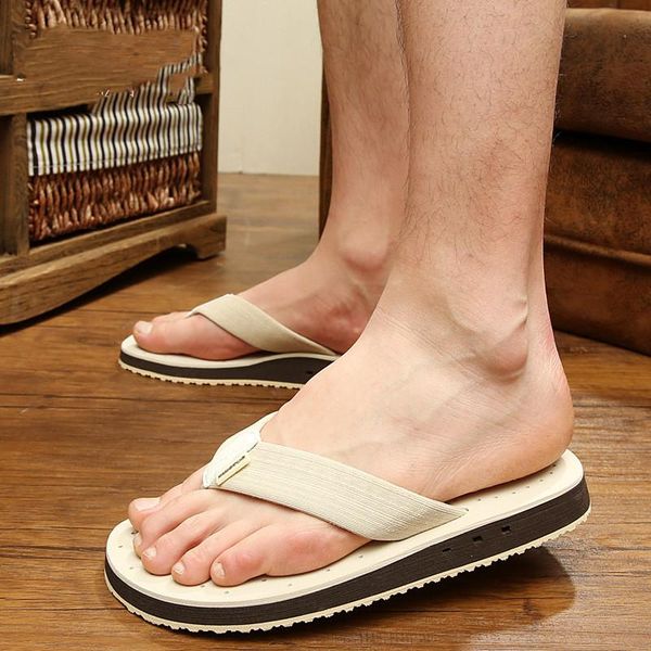 slippers men summer flip flops plus size casual flat shoes beach sandals slip resistant, Black
slippers men summer flip flops plus size casual flat shoes beach sandals slip resistant, Black