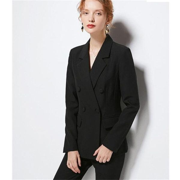 black double breasted women suits plus size custom made ladies pantsuit blazer+pants for work wedding party women's two piece pants, White
black double breasted women suits plus size custom made ladies pantsuit blazer+pants for work wedding party women's two piece pants, White