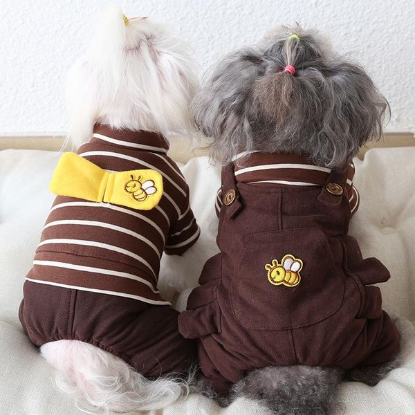 dog clothes striped bee cotton cat jumpsuit jacket coat pet clothing for dogs winter products puppy chihuahua apparel
dog clothes striped bee cotton cat jumpsuit jacket coat pet clothing for dogs winter products puppy chihuahua apparel