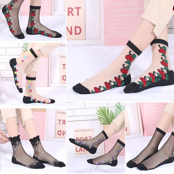 socks & hosiery 1 pair women lace mesh thin spring summer breathable crystal silk flower ledies girls elastic middle tube, Black;white
socks & hosiery 1 pair women lace mesh thin spring summer breathable crystal silk flower ledies girls elastic middle tube, Black;white