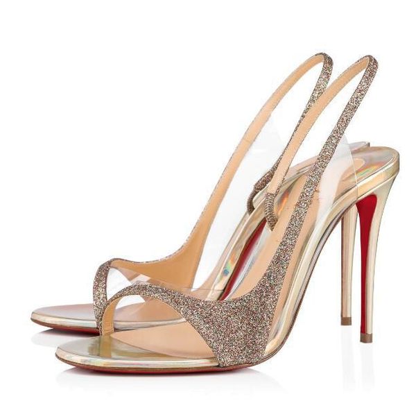sandal elegant red bottom optislings glitter & pvc women's high heels wedding party bridals highs quality brands ladies sandals eu35-43, Black
sandal elegant red bottom optislings glitter & pvc women's high heels wedding party bridals highs quality brands ladies sandals eu35-43, Black