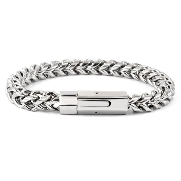 charm 8mm 12mm bracelet men and women hip hop rock stainless steel curb cuban chain 3d jewelry link,, Black
charm 8mm 12mm bracelet men and women hip hop rock stainless steel curb cuban chain 3d jewelry link,, Black