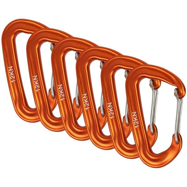 cords, slings and webbing 6 pcs carabiner 12kn heavy duty clips for hammocks camping hiking backpacking
cords, slings and webbing 6 pcs carabiner 12kn heavy duty clips for hammocks camping hiking backpacking