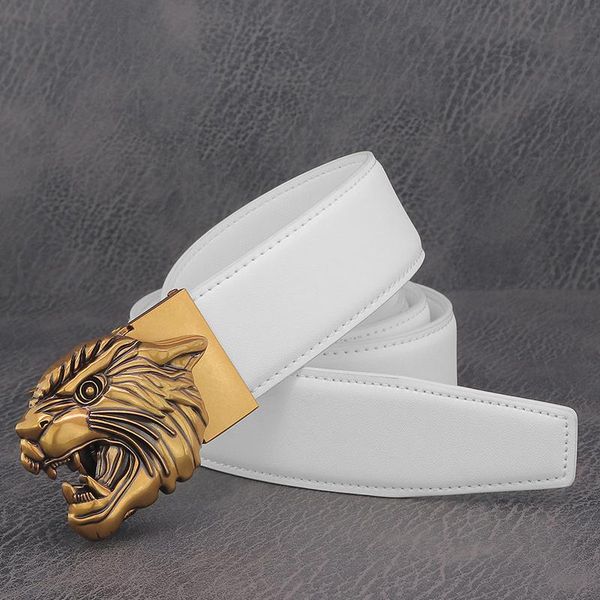 belts white lion automatic buckle fancy men leather designers genuine ceinture homme, Black;brown
belts white lion automatic buckle fancy men leather designers genuine ceinture homme, Black;brown