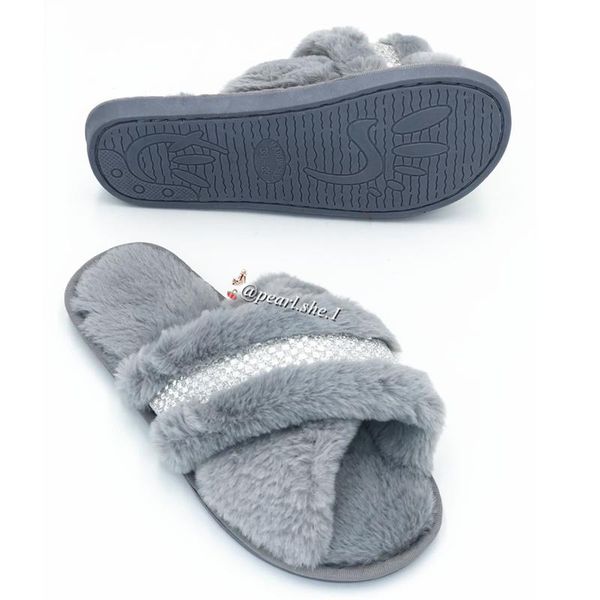 slippers designer girl fashion fur wholesale faux cross indoor floor slides fluffy plush shoes, Black
slippers designer girl fashion fur wholesale faux cross indoor floor slides fluffy plush shoes, Black