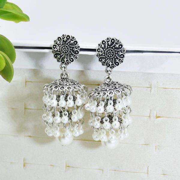 dangle & chandelier vintage oxidized silver color metal earrings for women boho ethnic grape pearl tassel jhumka female wedding jewelry
dangle & chandelier vintage oxidized silver color metal earrings for women boho ethnic grape pearl tassel jhumka female wedding jewelry