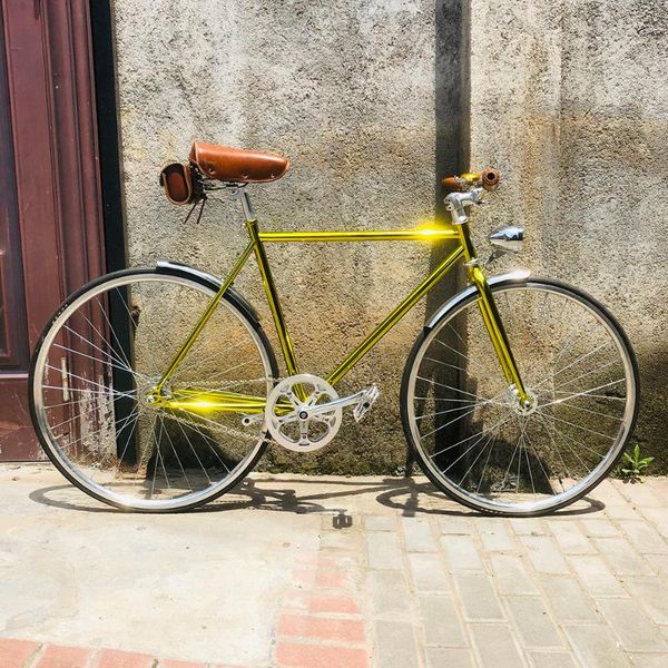 commuter bike 700c vintage steel frame fixie 52cm road gold single speed bicycle bikes
commuter bike 700c vintage steel frame fixie 52cm road gold single speed bicycle bikes