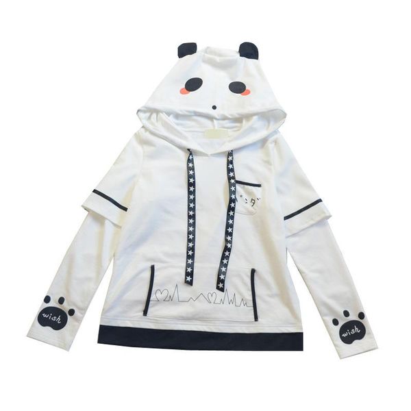 women's hoodies & sweatshirts merry pretty women cattoon panda print hooded 2021 autumn long sleeve kawaii pullovers femme cute harajuk, Black
women's hoodies & sweatshirts merry pretty women cattoon panda print hooded 2021 autumn long sleeve kawaii pullovers femme cute harajuk, Black