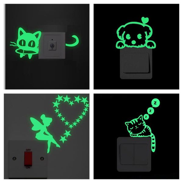 wall stickers cute dog cat animal romantic fairy star pattern glow luminous in dark kids room home decor art switch decals
wall stickers cute dog cat animal romantic fairy star pattern glow luminous in dark kids room home decor art switch decals