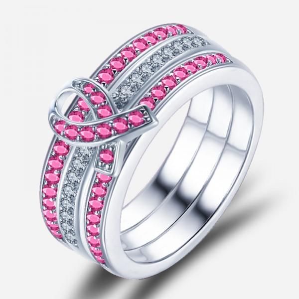 wedding rings arrival fashion anillos fine authentic pink cz paved cancer ring set for women band knuckle midi, Slivery;golden
wedding rings arrival fashion anillos fine authentic pink cz paved cancer ring set for women band knuckle midi, Slivery;golden