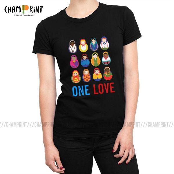 women multicultural nesting dolls one world peace t-shirts russia matryoshka tshirt cute tees awesome female clothes, White
women multicultural nesting dolls one world peace t-shirts russia matryoshka tshirt cute tees awesome female clothes, White