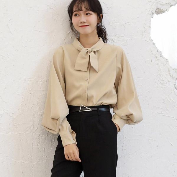 women's blouses & shirts office lady autumn vintage bow white blouse women lantern long sleeve black shirt chemise single-breasted sol
women's blouses & shirts office lady autumn vintage bow white blouse women lantern long sleeve black shirt chemise single-breasted sol
