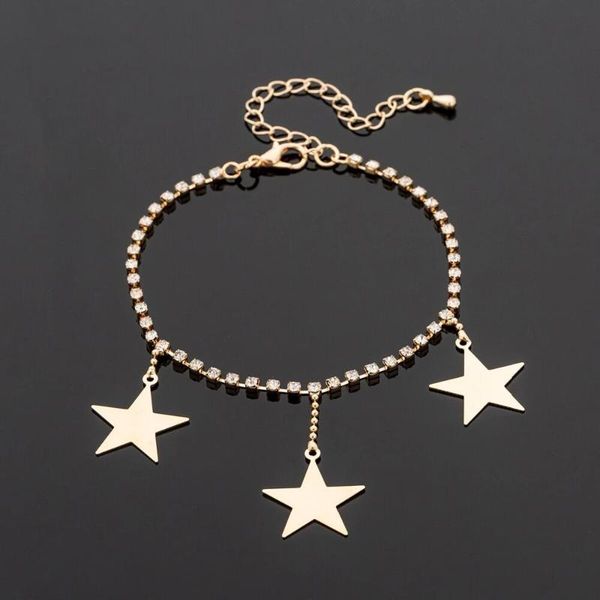 anklets stylish star tassels rhinestone tinnis simple beach ankle bracelet boho foot jewelry for girlfriend wife, Red;blue
anklets stylish star tassels rhinestone tinnis simple beach ankle bracelet boho foot jewelry for girlfriend wife, Red;blue