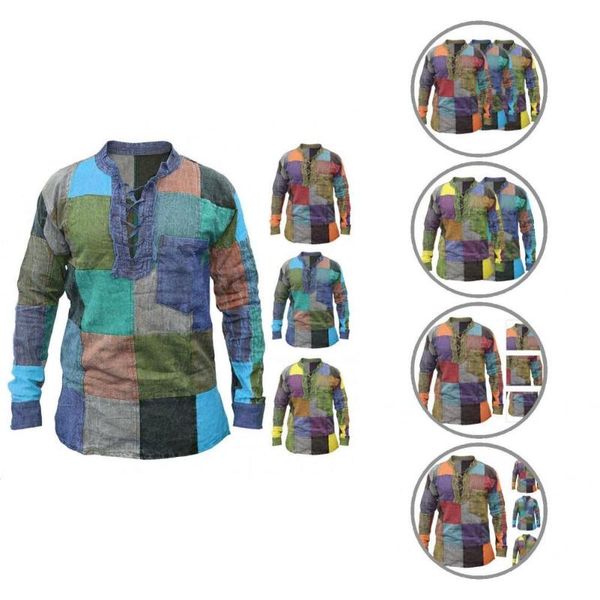 men's casual shirts men shirt fabulous colorful artistic patchwork pullover autumn top, White;black
men's casual shirts men shirt fabulous colorful artistic patchwork pullover autumn top, White;black
