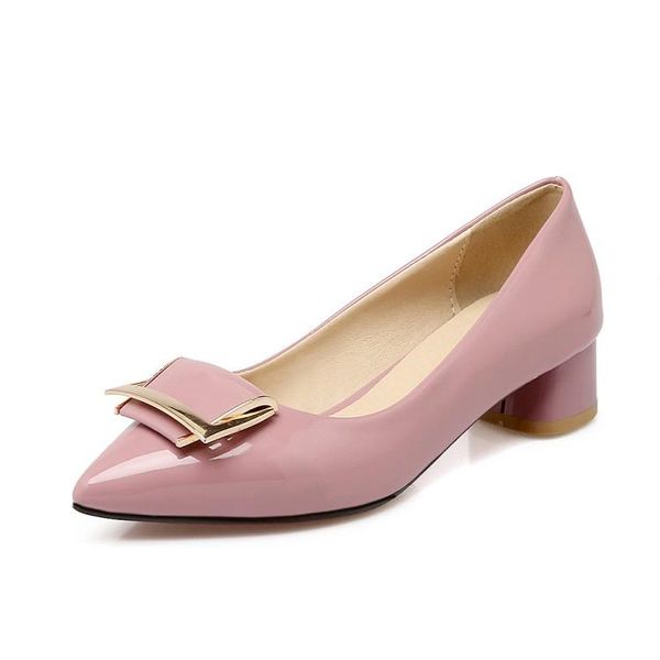 dress shoes big size pointed metal buckle decorative single ladies high heels women woman pumps, Black
dress shoes big size pointed metal buckle decorative single ladies high heels women woman pumps, Black
