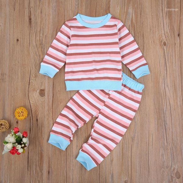 clothing sets baby & children's 0-24m born girls boys clothes rainbow striped print long sleeve pullover pants sleepwear1, White
clothing sets baby & children's 0-24m born girls boys clothes rainbow striped print long sleeve pullover pants sleepwear1, White