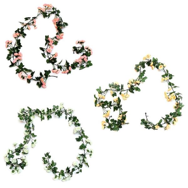 decorative flowers & wreaths artificial rose silk garlands white flower vines hanging wedding party arch garden decoration
decorative flowers & wreaths artificial rose silk garlands white flower vines hanging wedding party arch garden decoration