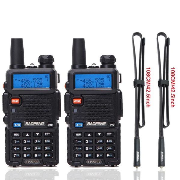 walkie talkie 2pcs baofeng bf-uv5r amateur radio portable pofung uv-5r 5w vhf/uhf dual band two way uv 5r cb ham
walkie talkie 2pcs baofeng bf-uv5r amateur radio portable pofung uv-5r 5w vhf/uhf dual band two way uv 5r cb ham