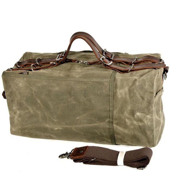 duffel bags vintage men's canvas leather travel bag waterproof casual shoulder weekend
duffel bags vintage men's canvas leather travel bag waterproof casual shoulder weekend