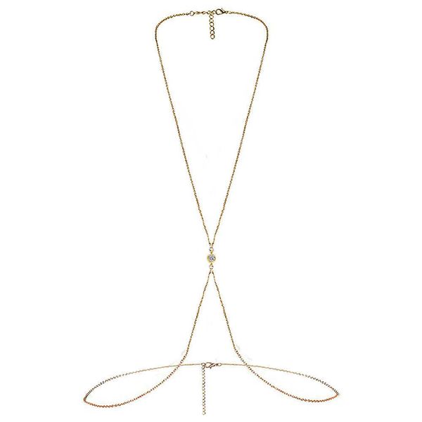 new stainless steel simple crystral belly waist chain body chain for women summer fashion bikini beach body jewelry p0811, Silver
new stainless steel simple crystral belly waist chain body chain for women summer fashion bikini beach body jewelry p0811, Silver