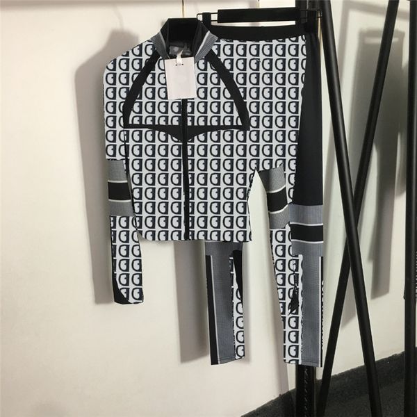ladies sports suit tracksuits women elastic slim long sleeve tights yoga outfits leggings with tags, Gray
ladies sports suit tracksuits women elastic slim long sleeve tights yoga outfits leggings with tags, Gray