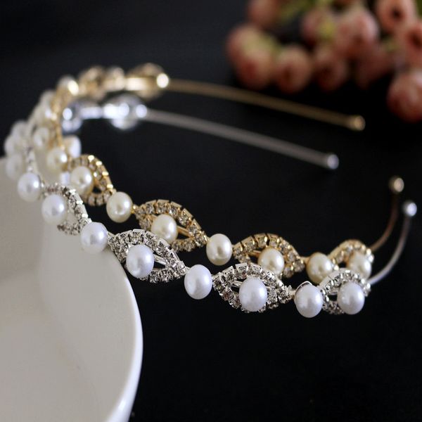 hairdressing headdress pearl children's hairband fashion bridal diamond headband thick hairband, Golden;silver
hairdressing headdress pearl children's hairband fashion bridal diamond headband thick hairband, Golden;silver